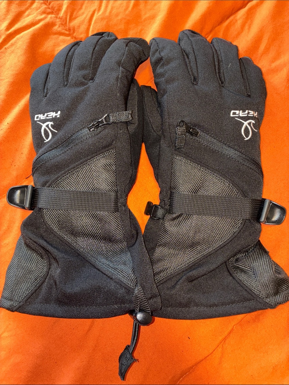 Men’s Head Black Winter Gloves with Grip Panels - size Large - Picture 5 of 8
